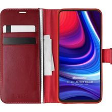 Microsonic Omix X300 Delux Leather Wallet Kırmızı Cep Telefonu Kılıfı