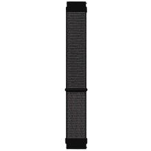 Microsonic One Plus Watch Hasırlı Woven Sport Loop Siyah Kordon
