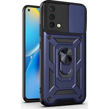 Microsonic Oppo A74 4G Impact Resistant Lacivert Cep Telefonu Kılıfı