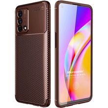 Microsonic Oppo A74 4G Legion Series Kahverengi Cep Telefonu Kılıfı