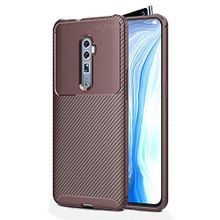 Microsonic Oppo Reno 10X Zoom Uyumlu Legion Series Kahverengi Kılıf