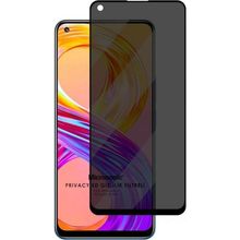 Microsonic Realme 8 Pro Privacy 5D Gizlilik Filtreli Siyah Cam Ekran Koruyucu