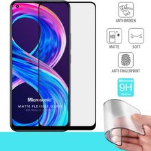 Microsonic Realme 8 Pro Seramik Matte Flexible Siyah Ekran Koruyucu