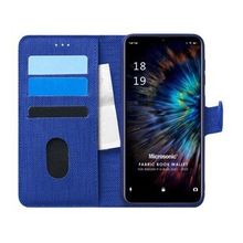 Microsonic Reeder P13 Blue 2022 Fabric Book Wallet Lacivert Cep Telefonu Kılıfı