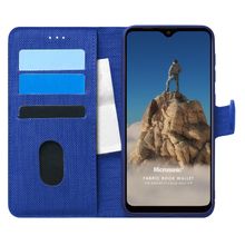 Microsonic Reeder P13 Blue Max Lite Fabric Book Wallet Lacivert Cep Telefonu Kılıfı
