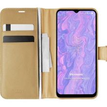 Microsonic Reeder S19 Max Delux Leather Wallet Gold Cep Telefonu Kılıfı