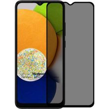 Microsonic Samsung Galaxy A03 Privacy 5D Gizlilik Filtreli Siyah Cam Ekran Koruyucu