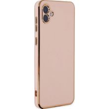 Microsonic Samsung Galaxy A04 Olive Plated Pembe Kılıf
