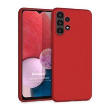 Microsonic Samsung Galaxy A13 4G Matte Silicone Kırmızı Kılıf