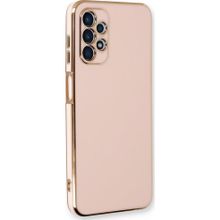 Microsonic Samsung Galaxy A13 4G Olive Plated Pembe Kılıf