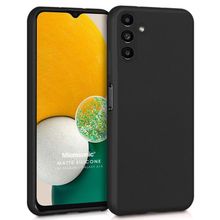Microsonic Samsung Galaxy A13 Matte Silicone Siyah Kılıf