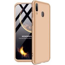 Microsonic Samsung Galaxy A20 Double Dip 360 Protective Rose Gold Kılıf
