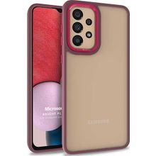 Microsonic Samsung Galaxy A23 Bright Planet Kırmızı Kılıf