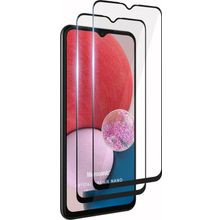 Microsonic Samsung Galaxy A23 Crystal Seramik Nano 2 Adet Siyah Ekran Koruyucu