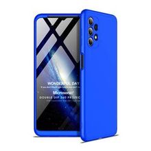 Microsonic Samsung Galaxy A32 4G Double Dip 360 Protective Mavi Kılıf