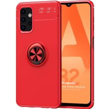 Microsonic Samsung Galaxy A32 4G Kickstand Ring Holder Kırmızı Kılıf