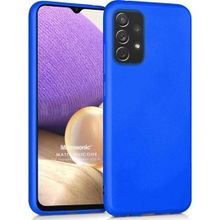 Microsonic Samsung Galaxy A32 4G Matte Silicone Mavi Kılıf