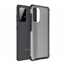 Microsonic Samsung Galaxy A72 Frosted Frame Siyah Kılıf