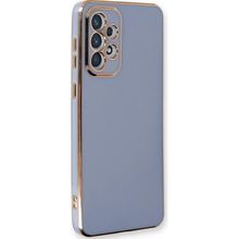 Microsonic Samsung Galaxy A73 5G Olive Plated Lavanta Grisi Kılıf