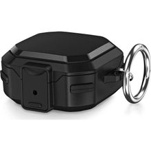 Microsonic Samsung Galaxy Buds Pro Darbeye Dayanıklı Sert Koruyucu Askılık Siyah Kılıf