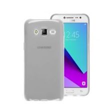 Microsonic Samsung Galaxy J2 Transparent Soft Beyaz Kılıf