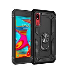 Microsonic Samsung Galaxy J4 Core Military Ring Holder Siyah Kılıf