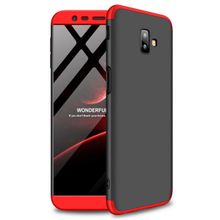 Microsonic Samsung Galaxy J6 Double Dip 360 Protective Siyah Kılıf