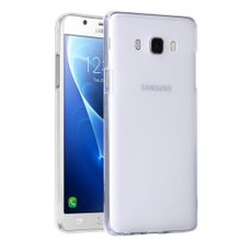 Microsonic Samsung Galaxy J7 2016 Transparent Soft Beyaz Kılıf