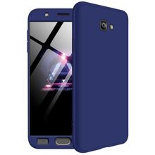 Microsonic Samsung Galaxy J7 Prime Double Dip 360 Protective Lacivert Kılıf