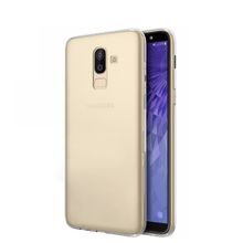 Microsonic Samsung Galaxy J8 Transparent Soft Beyaz Kılıf