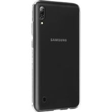Microsonic Samsung Galaxy M10 Transparent Soft Beyaz Kılıf