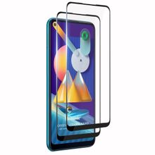 Microsonic Samsung Galaxy M11 Crystal Seramik Nano 2 Adet Siyah Ekran Koruyucu