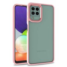 Microsonic Samsung Galaxy M12 Bright Planet Rose Gold Cep Telefonu Kılıfı