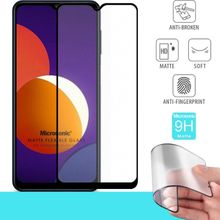 Microsonic Samsung Galaxy M12 Seramik Matte Flexible Siyah Ekran Koruyucu