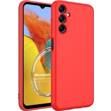 Microsonic Samsung Galaxy M14 Groovy Soft Kırmızı Kılıf