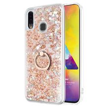 Microsonic Samsung Galaxy M20 Glitter Liquid Holder Kılıf
