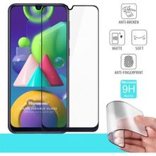 Microsonic Samsung Galaxy M21 Uyumlu Seramik Matte Flexible Siyah Ekran Koruyucu