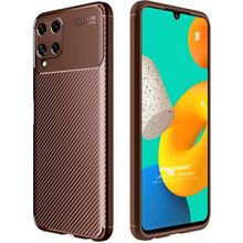 Microsonic Samsung Galaxy M22 Legion Series Kahverengi Cep Telefonu Kılıfı