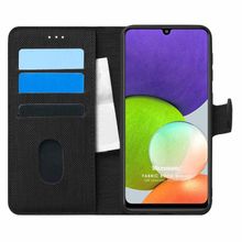 Microsonic Samsung Galaxy M32 4G Fabric Book Wallet Kılıf