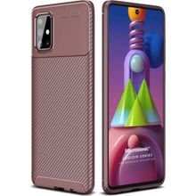 Microsonic Samsung Galaxy M51 Legion Series Kahverengi Kılıf