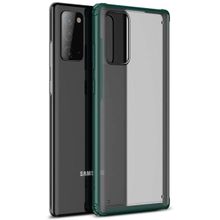 Microsonic Samsung Galaxy Note 20 Frosted Frame Yeşil Cep Telefonu Kılıf