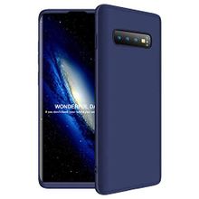 Microsonic Samsung Galaxy S10 Double Dip 360 Protective Lacivert Kılıf