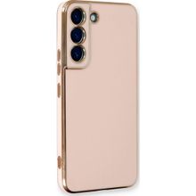 Microsonic Samsung Galaxy S22 Plus Olive Plated Pembe Kılıf