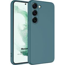Microsonic Samsung Galaxy S23 Groovy Soft Yeşil Cep Telefonu Kılıfı