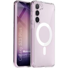 Microsonic Samsung Galaxy S23 Plus MagSafe Clear Soft Şeffaf Cep Telefonu Kılıfı