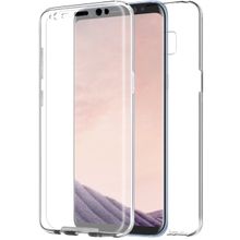 Microsonic Samsung Galaxy S8 Plus 6 tarafı tam full koruma 360 Clear Soft Şeffaf Kılıf
