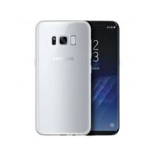 Microsonic Samsung Galaxy S8 Plus Transparent Soft Beyaz Kılıf