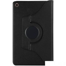 Microsonic Samsung Galaxy Tab A 10.1 İnç T510 360 Rotating Stand Deri Siyah Kılıf