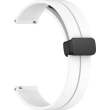 Microsonic Samsung Galaxy Watch 3 41 mm Ribbon Line Beyaz Kordon
