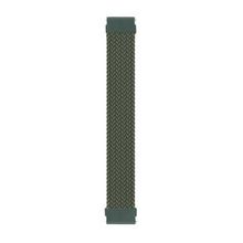 Microsonic Samsung Galaxy Watch 3 45 mm Braided Solo Loop Band Koyu Yeşil Medium 155 mm Kordon